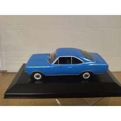 OPEL COMMODORE B GS/E 1972/77 BLUE 1:43 EAGLEMOSS IXO CAJA NO ORIGINAL