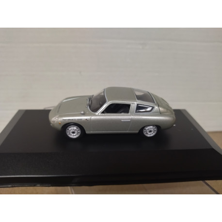 FIAT ABARTH 1000 1961 BIALBERO SILVER 1:43 METRO HACHETTE CAJA NO ORIGINAL