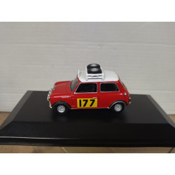 MORRIS MINI COOPER S 1967 RALLY MONTE CARLO 1:43 DelPRADO CAJA NO ORIGINAL