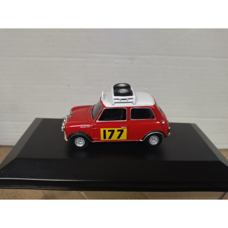 MORRIS MINI COOPER S 1967 RALLY MONTE CARLO 1:43 DelPRADO CAJA NO ORIGINAL