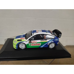 FORD FOCUS RS WRC 2006 RALLY MONTE CARLO GRONHOLM 1:43 CAJA NO ORIGINAL