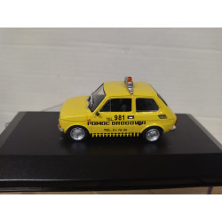 FIAT 126 (P POLSKI) POMOC DROGOVA/ASISTENCIA 1:43 DeAGOSTINI IXO CAJA NO ORIGINAL