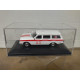 GAZ 24-03 1974 AMBULANCE 1:43 DeAGOSTINI IXO CAJA NO ORIGINAL