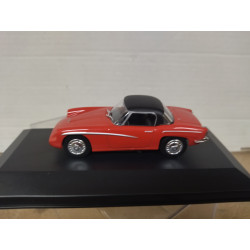 FSC/FSO SYRENA 1961 SPORT RED/BLACK 1:43 DeAGOSTINI IXO BOX NO ORIGINAL