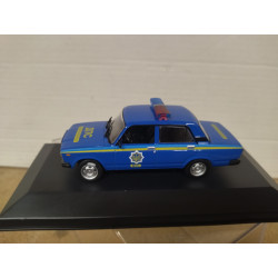 LADA RIVA/VAZ-2107 1994 POLICE UKRAINE 1:43 DeAGOSTINI IXO BOX NO ORIGINAL