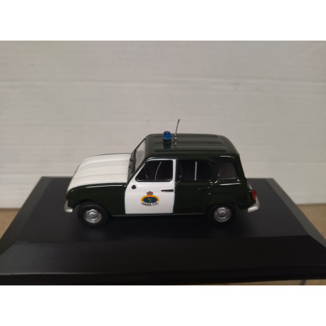 RENAULT 4 TL 1985 GUARDIA CIVIL 1:43 ALTAYA IXO CAJA NO ORIGINAL DEFECT/NO RETRO