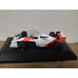 MCLAREN MP 4-5B 1990 HONDA FORMULA F1 AYRTON SENNA 1:43 RBA IXO CAJA NO ORIGINAL