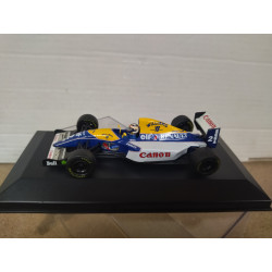 WILLIAMS FW14B 1992 RENAULT FORMULA F1 MANSELL 1:43 IXO CAJA NO ORIGINAL
