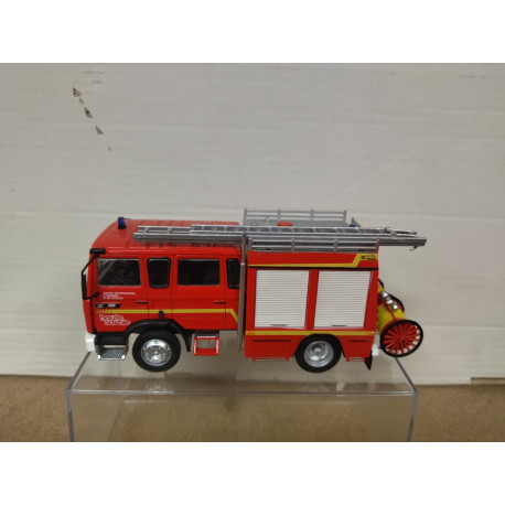 RENAULT S180 MIDLINER HAUTE SAVOIA POMPIERS/BOMBEROS 1:43 SALVAT IXO NO BOX