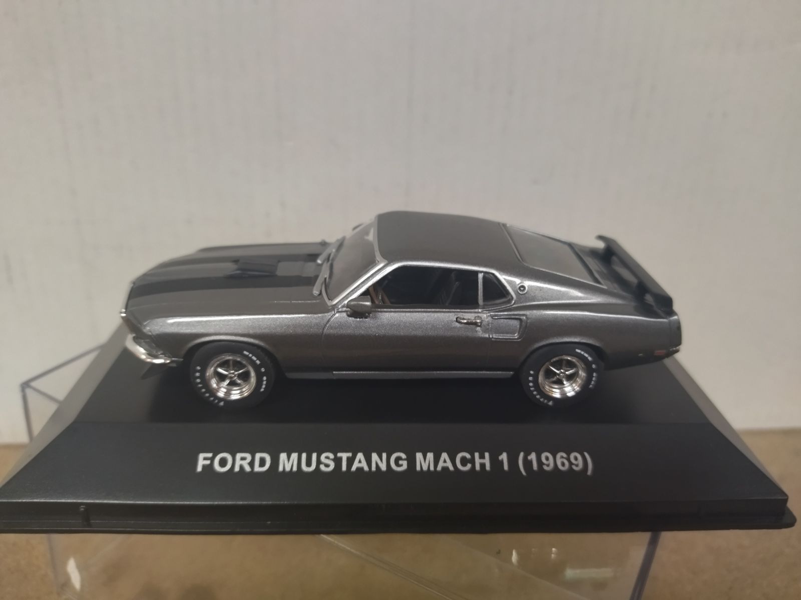 FORD MUSTANG 1969 MACH 1 GREY MUSTANG-AMERICAN CARS 1:43 ALTAYA
