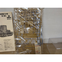 VALENTINE 25 PDR GUN MKI SP CARRIER BRITISH WW 2 MODEL KIT 1:72 ESCI 8044 NO BOX