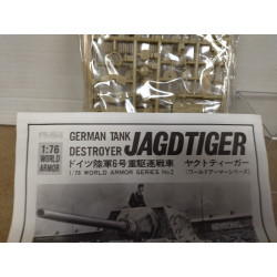 JAGDTIGER GERMAN TANK DESTROYER WW 2 MODEL KIT 1:76 FUJIMI NO BOX