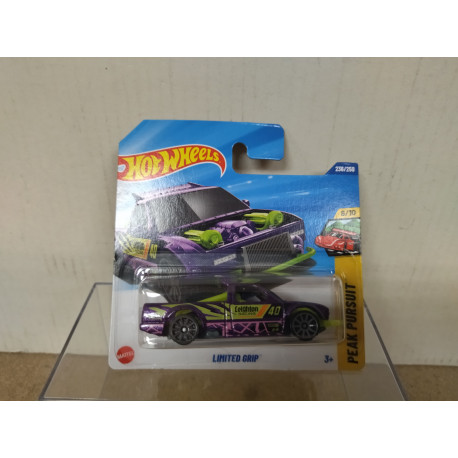 LIMITED GRIP PURPLE 6/10 PEAK PURSUIT 1:64 HOT WHEELS