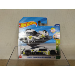 PEUGEOT 9X8 HYPERCAR WHITE 2025 2/5 EXOTICS 1:64 HOT WHEELS