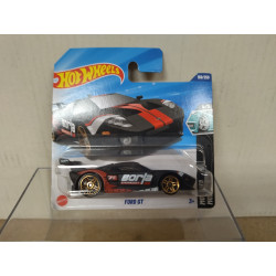 FORD GT BORJA BLACK 4/5 MODIFIED 1:64 HOT WHEELS