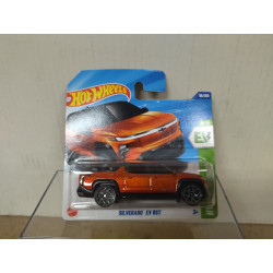 CHEVROLET SILVERADO EV RST GOLD/ORANGE 6/10 EV 1:64 HOT WHEELS