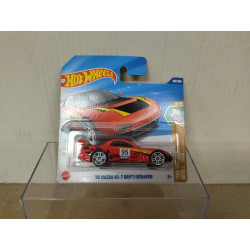 MAZDA RX-7 1995 DRIFT RED 9/10 70´S VS 90´S 1:64 HOT WHEELS