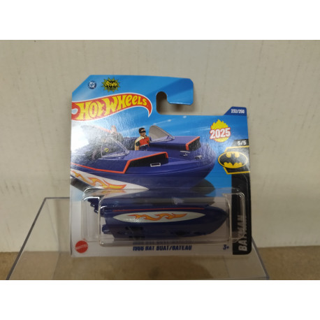 BATMAN BOAT 1966 BLUE 5/5 BATMAN 1:64 HOT WHEELS