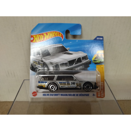 VOLVO V240 DRIFT GREY 3/5 WAGONS 1:64 HOT WHEELS
