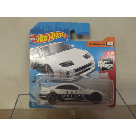 NISSAN 300 ZX TWIN TURBO POLICE JAPAN 7/10 RESCUE 1:64 HOT WHEELS