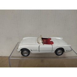 CHEVROLET CORVETTE C1 1953 CONVERTIBLE WHITE 1:38 MAISTO NO BOX