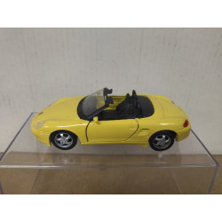 PORSCHE BOXSTER CABRIOLET YELLOW 1:36 MAISTO NO BOX