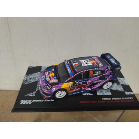 FORD PUMA 2022 RALLY MONTE CARLO LOEB 1:43 ALTAYA IXO