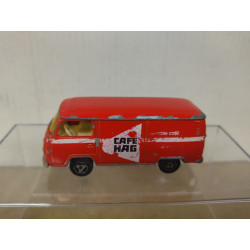 VOLKSWAGEN T2 PANEL CAFE HAG (4) 1:60/apx 1:64 MAJORETTE 244 NO BOX