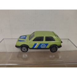 VOLKSWAGEN GOLF 2 GTi GREEN 1:56/apx 1:64 MAJORETTE 235 NO BOX