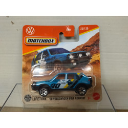 VOLKSWAGEN GOLF 2 COUNTRY 1990 RUFF RABBIT III 22/125 1:64 MATCHBOX