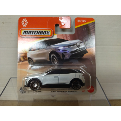 RENAULT MEGANE 2022 WHITE 103/125 1:64 MATCHBOX