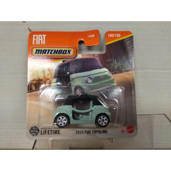 FIAT TOPOLINO 2024 GREEN 100/100 1:64 MATCHBOX