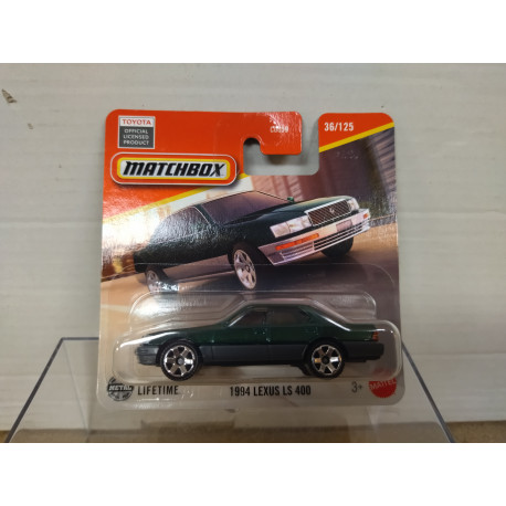 LEXUS LS 400 1994 GREEN 36/125 1:64 MATCHBOX