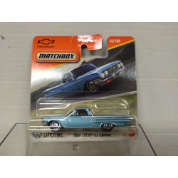 CHEVROLET EL CAMINO 1960 BLUE 02/100 1:64 MATCHBOX