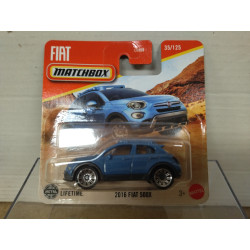FIAT 500X 2016 BLUE 35/125 1:64 MATCHBOX