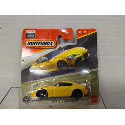 TOYOTA GR SUPRA 2023 YELLOW 43/125 1:64 MATCHBOX