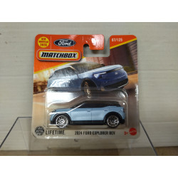 FORD EXPLORER 2024 BEV BLUE 07/125 1:64 MATCHBOX