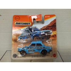 DATSUN 510 1970 RALLY BLUE n25 51/125 1:64 MATCHBOX