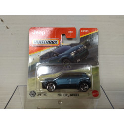 JEEP AVENGER 2023 BLUE 63/125 1:64 MATCHBOX