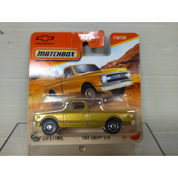 CHEVROLET C-10 1968 PICKUP GOLD 110/125 1:64 MATCHBOX