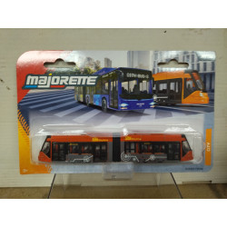 SIEMENS AVENIO TRAM TRANVIA CITY SKYLINE RED apx 1:64 MAJORETTE