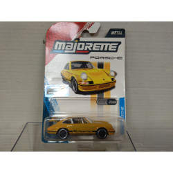 PORSCHE 911 CARRERA RS 2.7 YELLOW PORSCHE PREMIUM 1:64 MAJORETTE