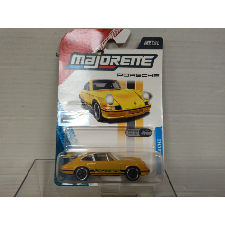 PORSCHE 911 CARRERA RS 2.7 YELLOW PORSCHE PREMIUM 1:64 MAJORETTE