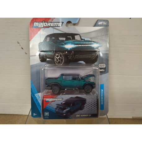 GMC HUMMER EV GREEN SHOWROOM DELUXE /apx 1:64 MAJORETTE