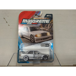 MERCEDES-BENZ W201 190 E 2.5-16V EVO II SILVER VINTAGE /apx 1:64 MAJORETTE