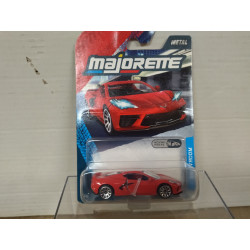 CHEVROLET CORVETTE STINGRAY RED/ORANGE PREMIUM SHOWROOM /apx 1:64 MAJORETTE