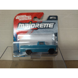 CHEVROLET C-10 BLUE RIDE NOW /apx 1:64 MAJORETTE
