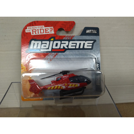 AIRBUS H130 HELICOPTER FIRE 112 RIDE NOW /apx 1:64 MAJORETTE