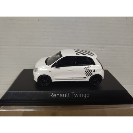 RENAULT TWINGO 2021 URBAN NIGHT WHITE 1:43 NOREV 517422 NV