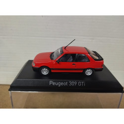 PEUGEOT 309 1987 GTi VALLELUNGA RED 1:43 NOREV 473911 NV
